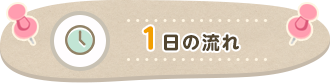 画像：一日の流れボタン